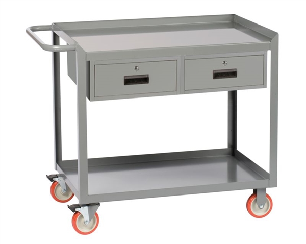 Rolling Workstation Cart | Locking Rolling Cart Workstation